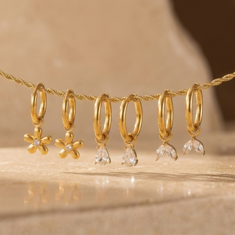 Pendientes Fiori